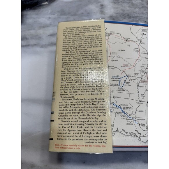 The Civil War A Narrative By Shelby Foote Hardcover With Dust Jackets 58, 63, 74 - Picture 16 of 16